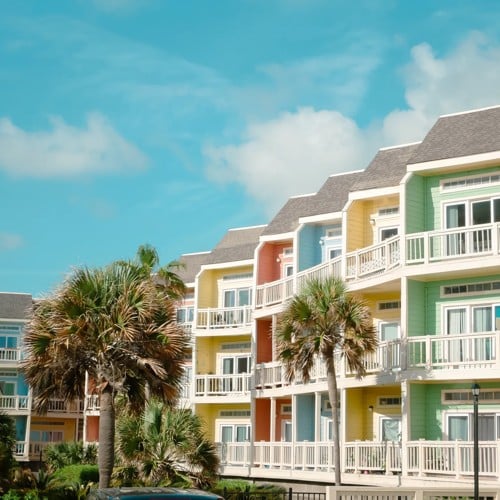 Property management in San Diego residential rental community with well maintained buildings and shared outdoor spaces